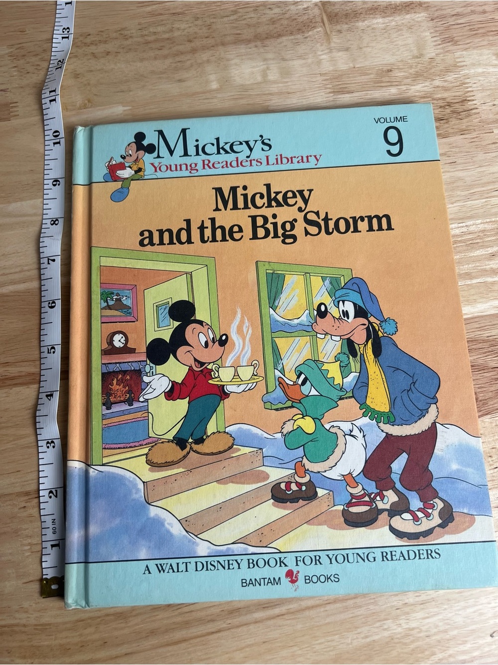 Vintage Disney Mickey and the Big Storm Vol 9 Hardcover 1990